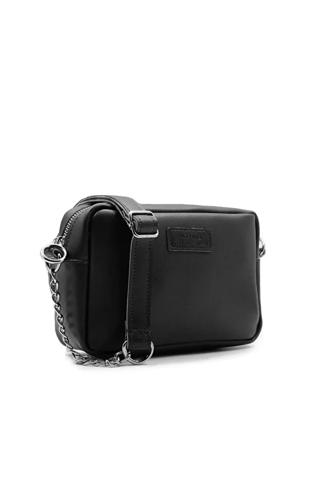 Trendy Black Mini Chain Strap Women's Shoulder Crossbody Bag