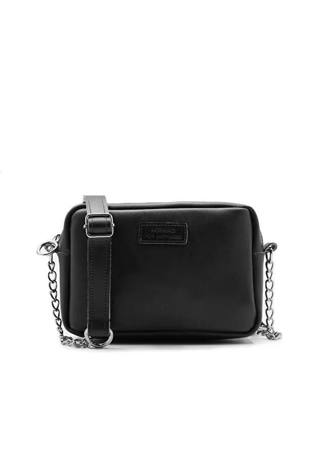 Trendy Black Mini Chain Strap Women's Shoulder Crossbody Bag