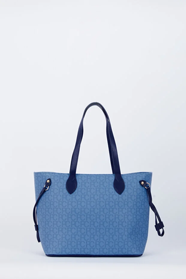 Vibrant Blue Faux Leather Women's Shoulder Bag